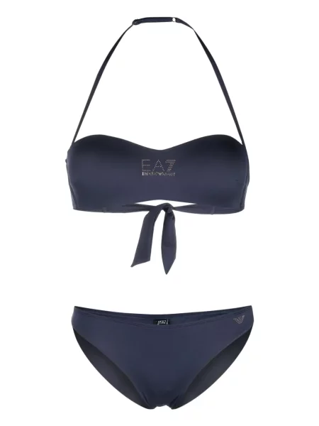 Bikini Ea7 Emporio Armani niebieski