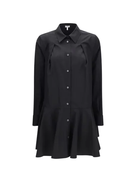 Rochie tip cămașă Loewe negru