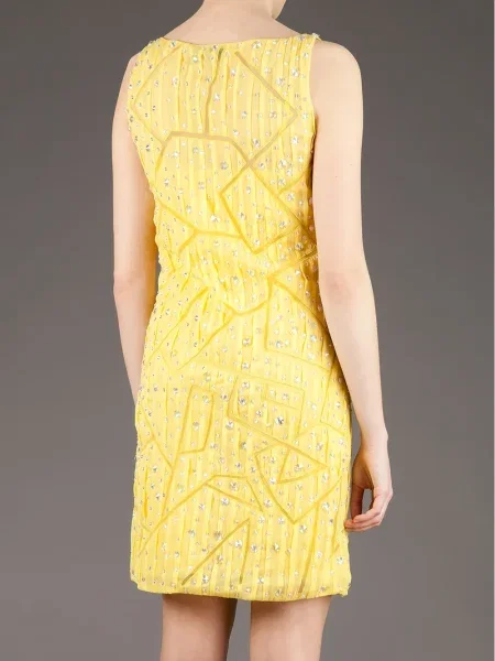 Rochie Cristiano Burani de costum galben