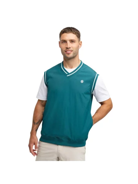 Wiatroszczelna kamizelka golfowa Siroko Putt Teal zielona