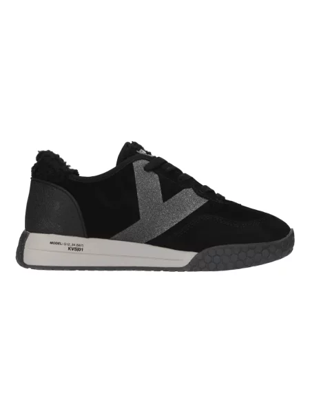 Sneakersy Kehnoo zamszowe czarne