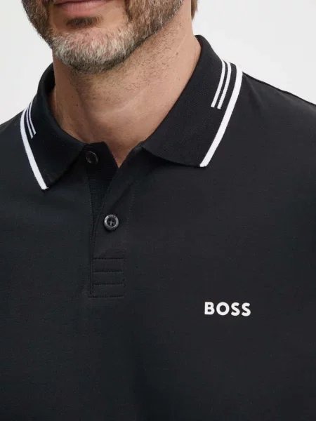 Поло BOSS Green Paul зелене