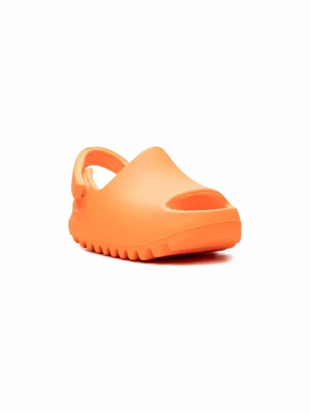 Sandały dziecięce Adidas Yeezy pomarańczowe