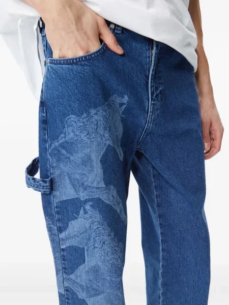 Blugi Les Benjamins cu imagine albastru