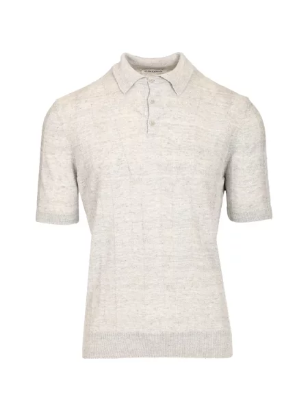 Tricou polo Al Duca D’aosta 1902 tricotate gri