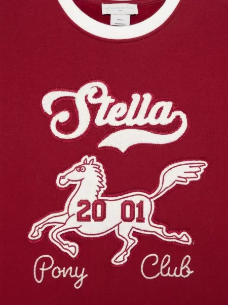 Sukienka dziecięca Stella Mccartney czerwona