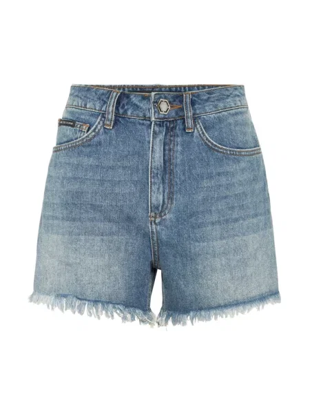 Szorty jeansowe Philipp Plein niebieskie