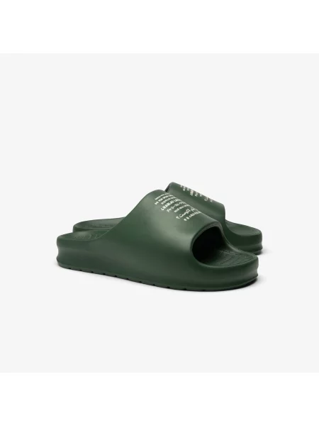 Шлепанцы Lacoste зеленые