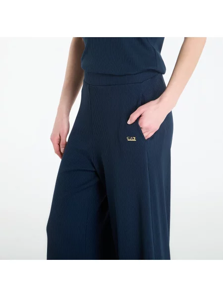 Emporio Armani Kalhoty tmavě modrá