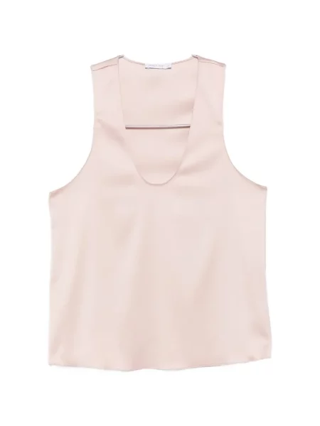Top Patrizia Pepe din satin roz