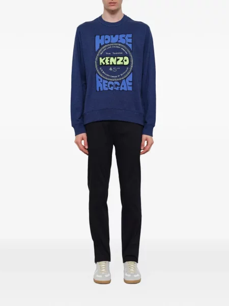 Hanorac Kenzo cu imagine albastru