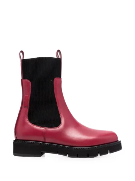 Botine chelsea Ferragamo roșu