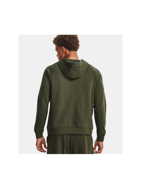 Bluza z kapturem Under Armour polarowa z kapturem zielona