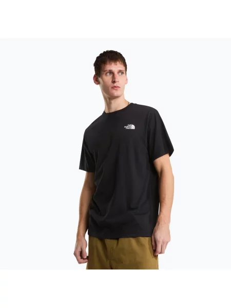 Мъжка тениска за трекинг The North Face Vertical Regular tbf black черно