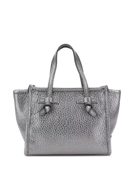 Geantă shopper Marcella Club din piele gri