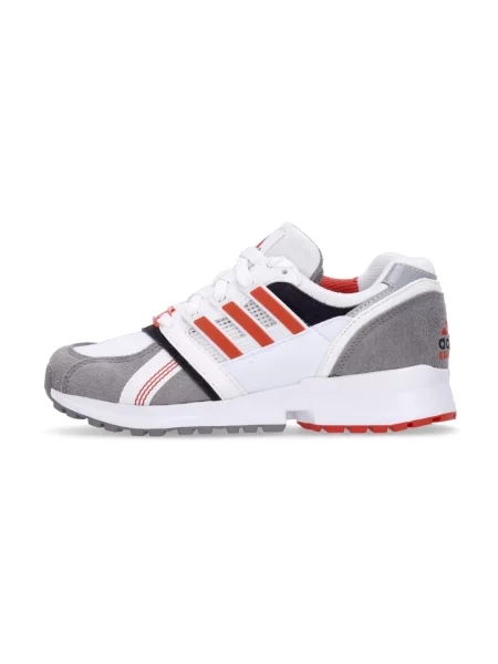 Sneakersy Adidas sznurowane zamszowe białe