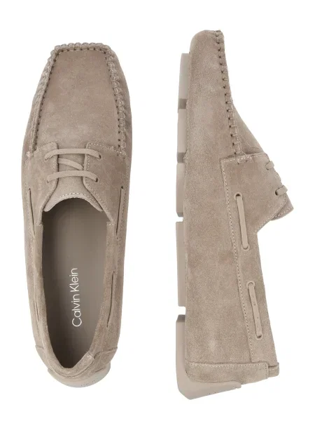 Calvin Klein Mocasini Driver Boat Su Bej gri