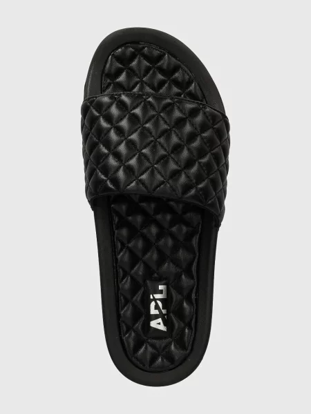 APL Athletic Propulsion Labs bőr papucs LUSSO SLIDE fehér női fekete