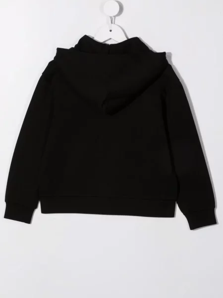 Bluza z kapturem dziecięca Emporio Armani czarna