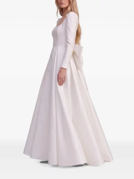 Lung rochie maxi Marco Gabrielli Atelier cu funde alb