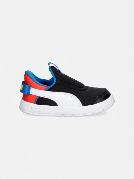 Puma Superge Courtflex v3 Sliptech Inf Črna bela