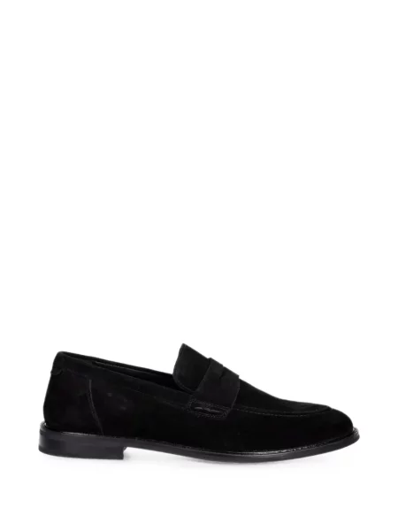 Pantofi loafer Gant din piele de căprioară negru
