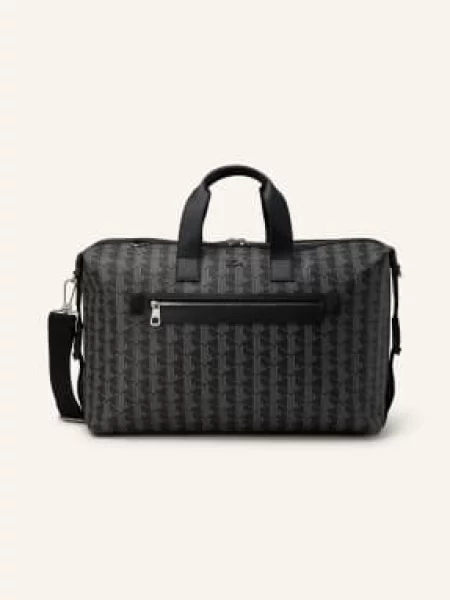 Lacoste Torba Weekendowa The Blend Z Przegrodą Na Laptopa schwarz czarna