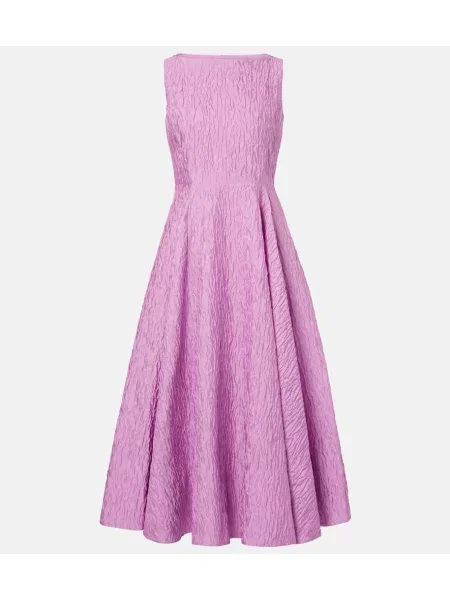 Sukienka midi Roksanda do kolan garniturowa różowa