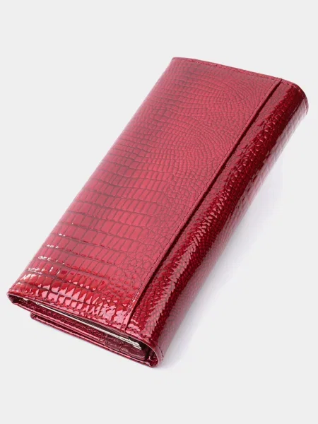 ST Leather Accessories Гаманець Шкіра червоний