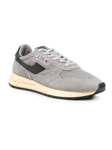 Sneakersy Autry skórzane szare