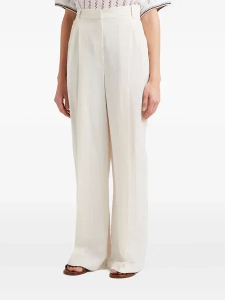 Pantaloni Brunello Cucinelli de in alb