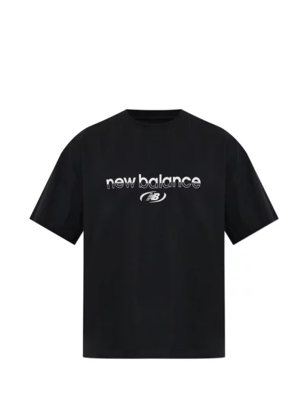 Tricou New Balance cu imagine cu glugă plasă gri