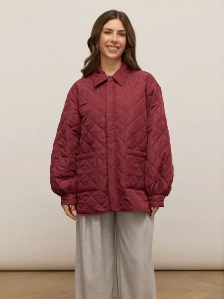 Noar studios Átmeneti dzseki QUILTED JACKET' piros