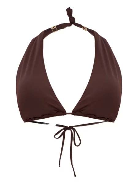 Bikini Melissa Odabash z dekoltem halter brązowy