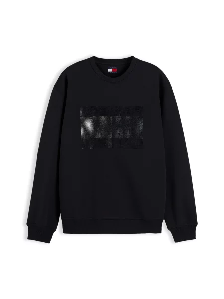 Palton Tommy Jeans negru