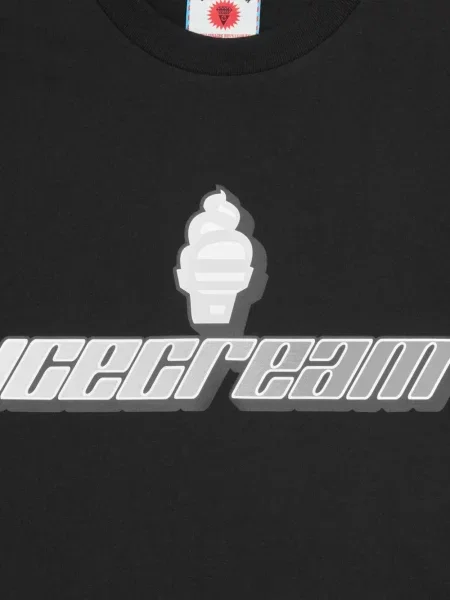 Tricou Icecream cu imagine negru