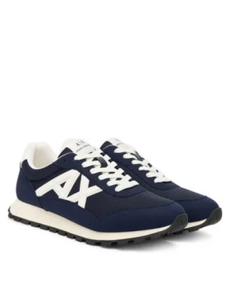 Tenisice Armani Exchange Tamnoplava crna