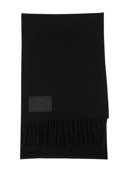 Szal Hogan z frędzli wełniana czarna