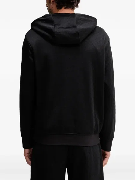 Hanorac cu glugă Armani Exchange negru