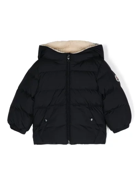Kurtka dziecięca Moncler Enfant niebieska