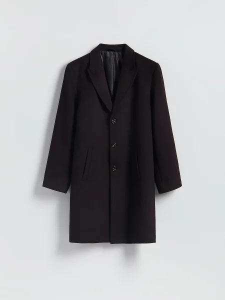 Шерстяное пальто Reserved красное