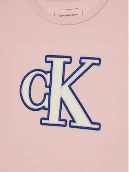 Calvin Klein Jeans Póló Boxy Fit rózsaszín