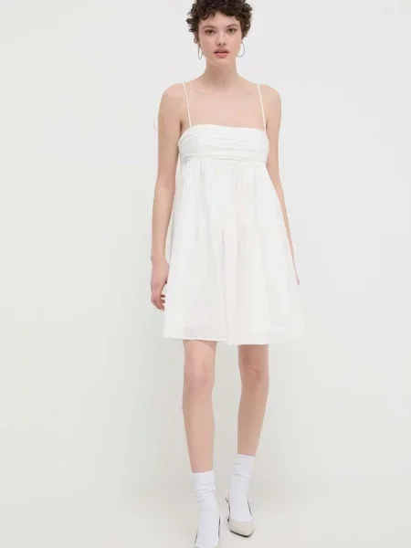 HUGO rochie din bej