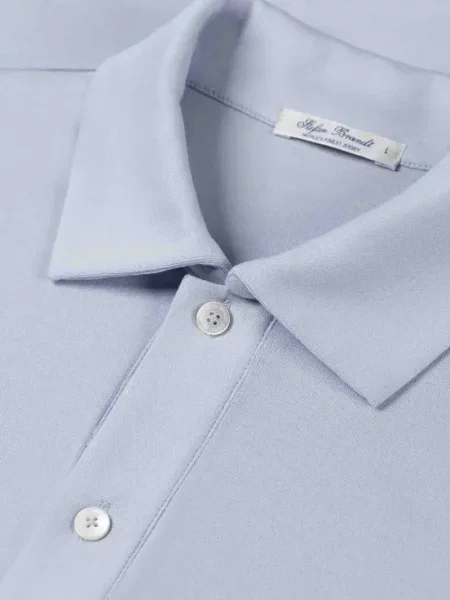 Scurt tricou polo Stefan Brandt albastru