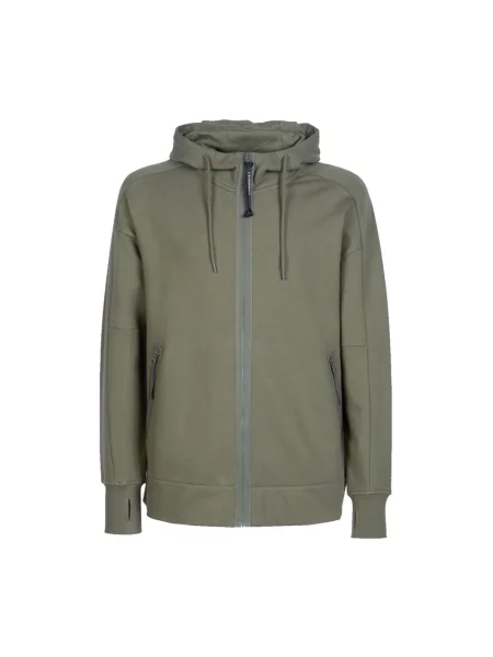 Bluza z kapturem C.p. Company z kapturem zielona