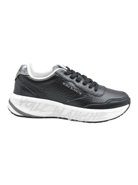 Sneakersy Voile Blanche skórzane czarne