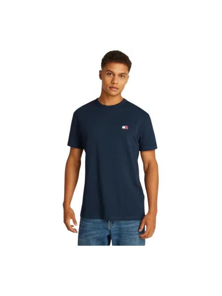 Koszulka Tommy Jeans z logo niebieska