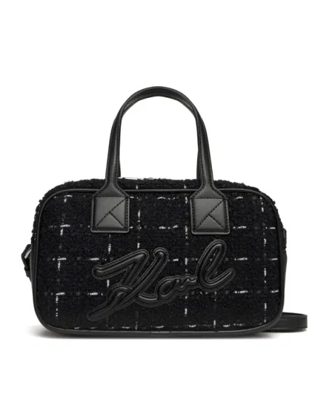 Чанта с вълна Karl Lagerfeld K/SKUARE черно