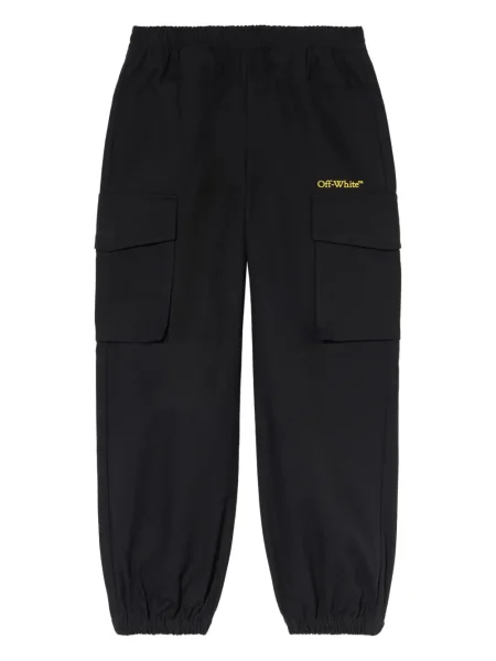Spodnie cargo dziecięce Off-white białe