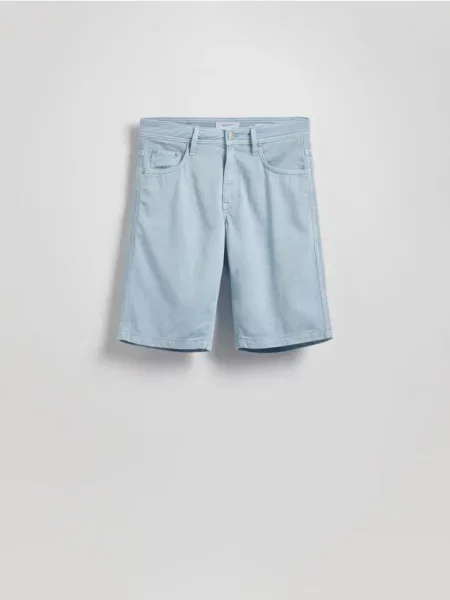 Reserved Pantaloni scurți din denim cu adaos de Lyocell albastru